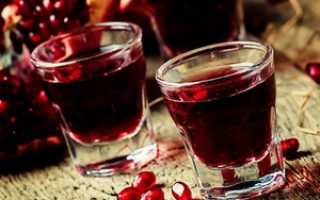Рецепт самогона из граната